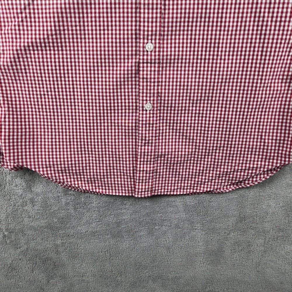 NWT J.Crew Classic Fit Flex Washed Button Up Shirt Red Check Mens M MSRP $89 - Picture 3 of 13